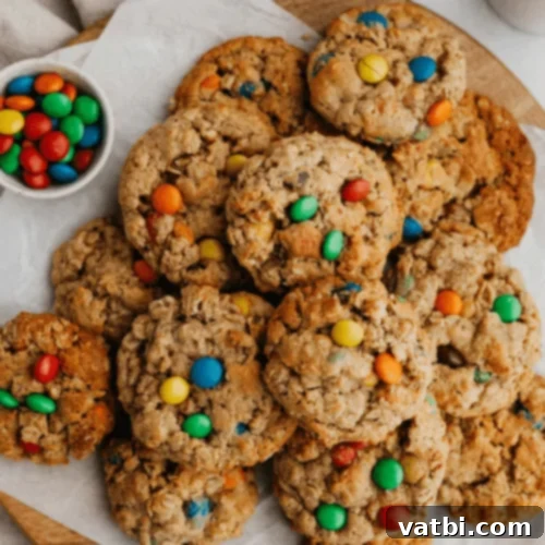 M&M Sweet Treats 22 Peanut Butter Oatmeal M&M Cookies