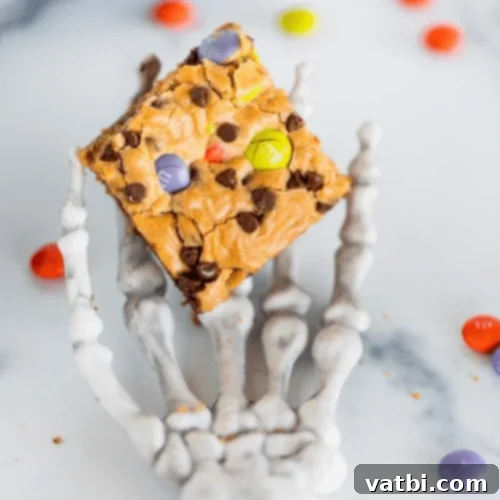 M&M Sweet Treats 24 Halloween M&M Cookie Bars