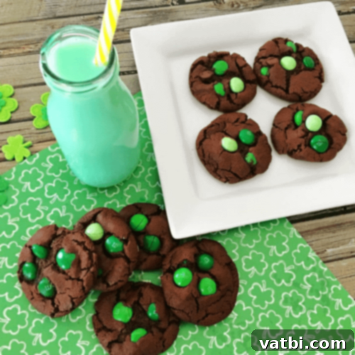 M&M Sweet Treats 7 Mint M&M Cookies