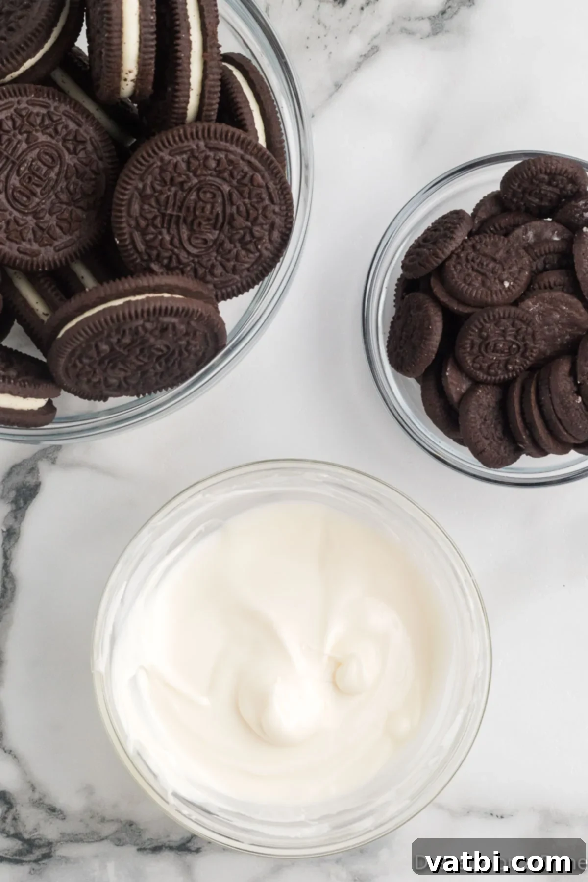 Disney Mickey Mouse Oreo Treats 4 Candy melts in a bowl melted.