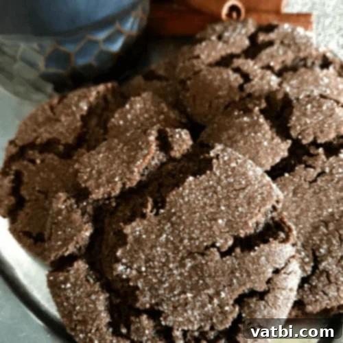 Chewy Mexican Hot Chocolate Cookies, rich with chocolate, cinnamon, and a hint of cayenne pepper.