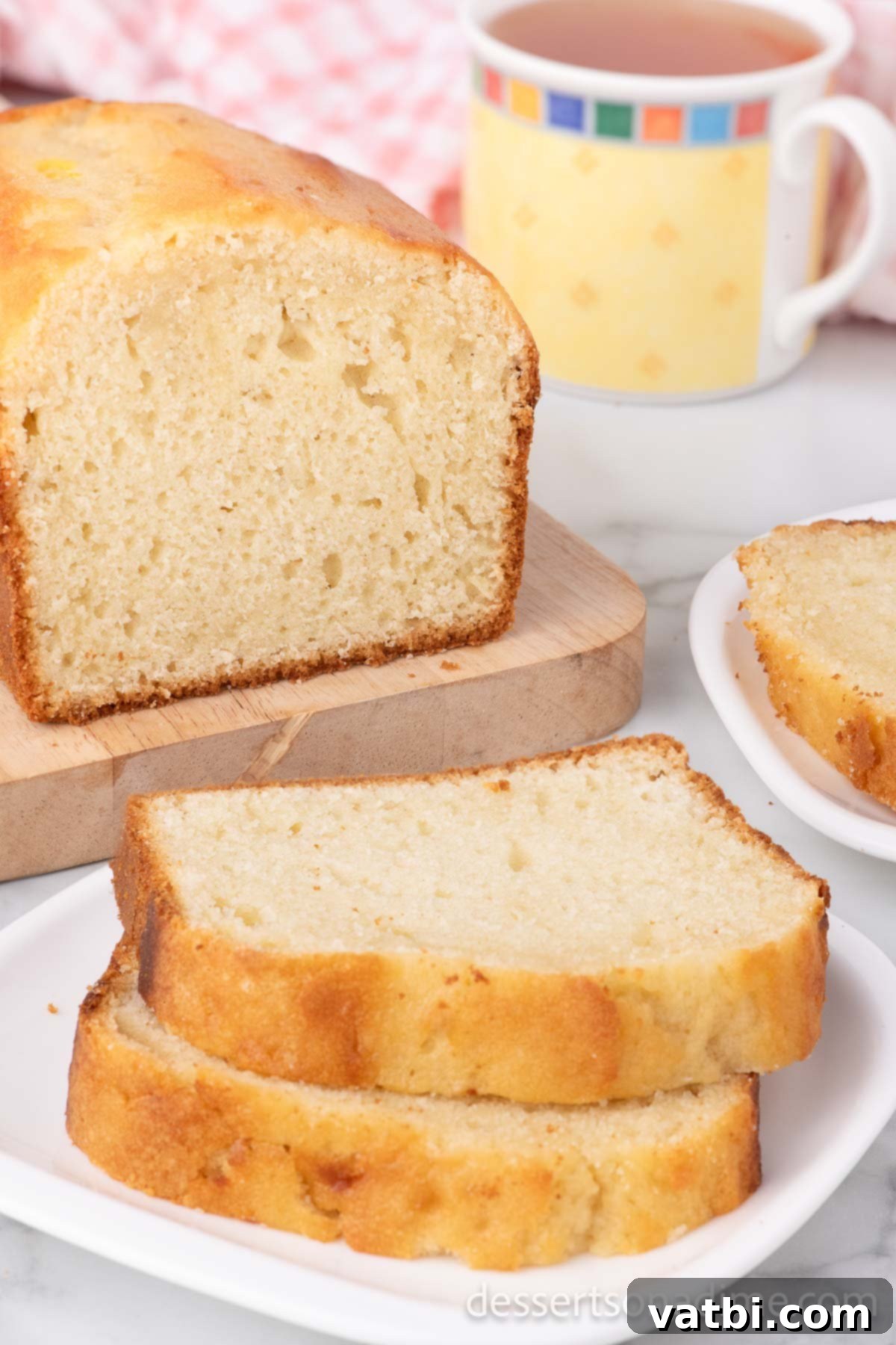 Sweet Temptations 10 Sweet Bread sliced and ready to eat.