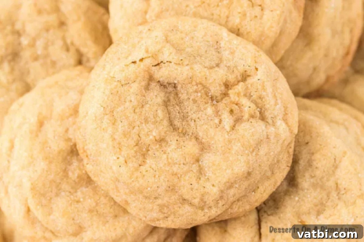 Brown Sugar Cookies 2 Piles of soft and chewy brown sugar cookies stacked elegantly on a plate.