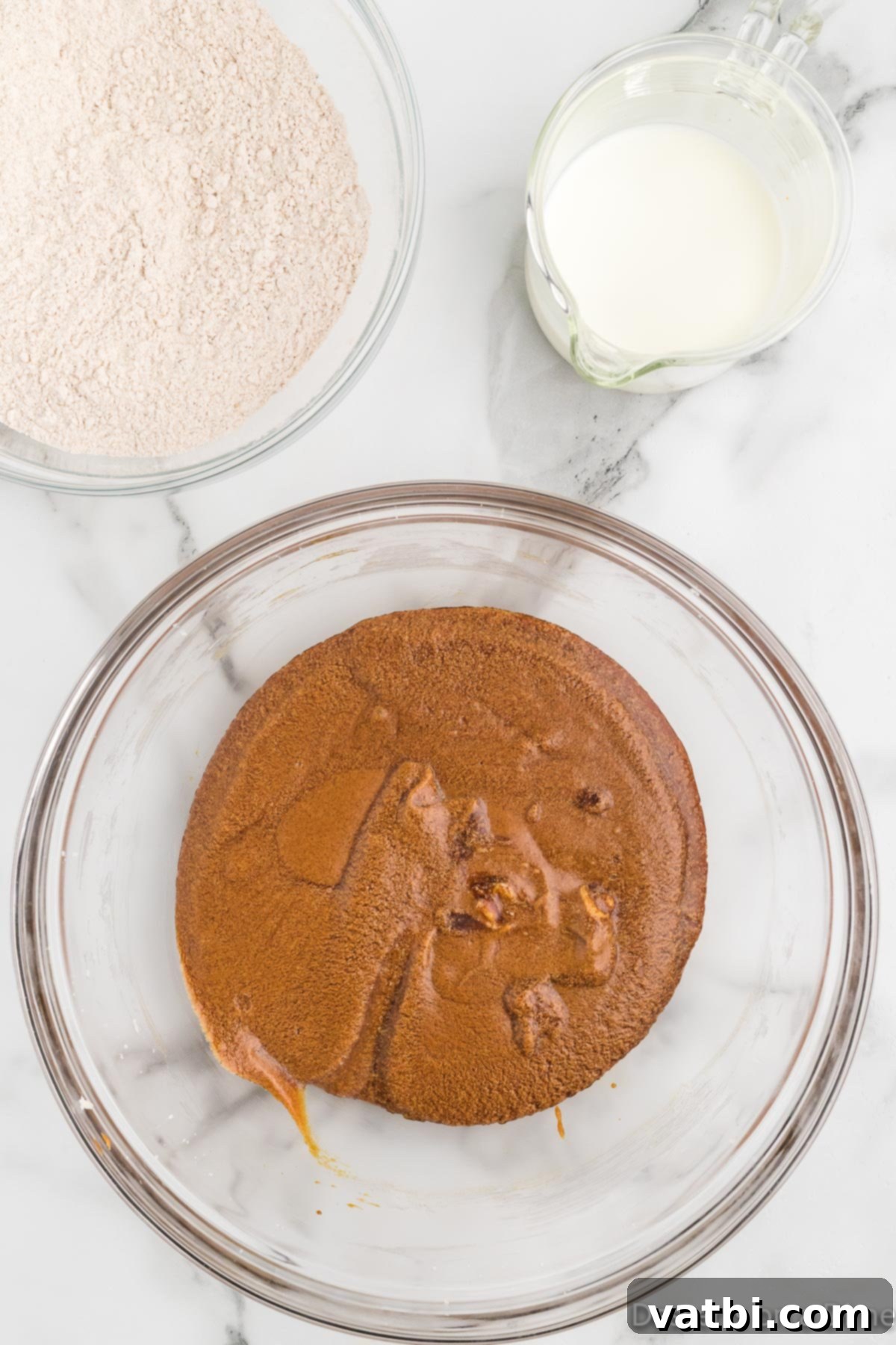 Spiced Molasses Delight 4 Adding in the dry ingredients with the butter mixture and buttermilk alternately