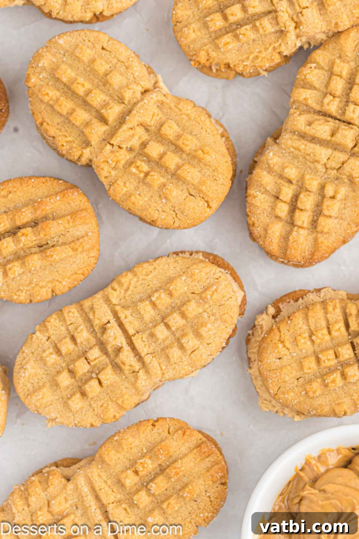 Golden Peanut Perfection 12 Nutter Butter Cookies ready to enjoy.