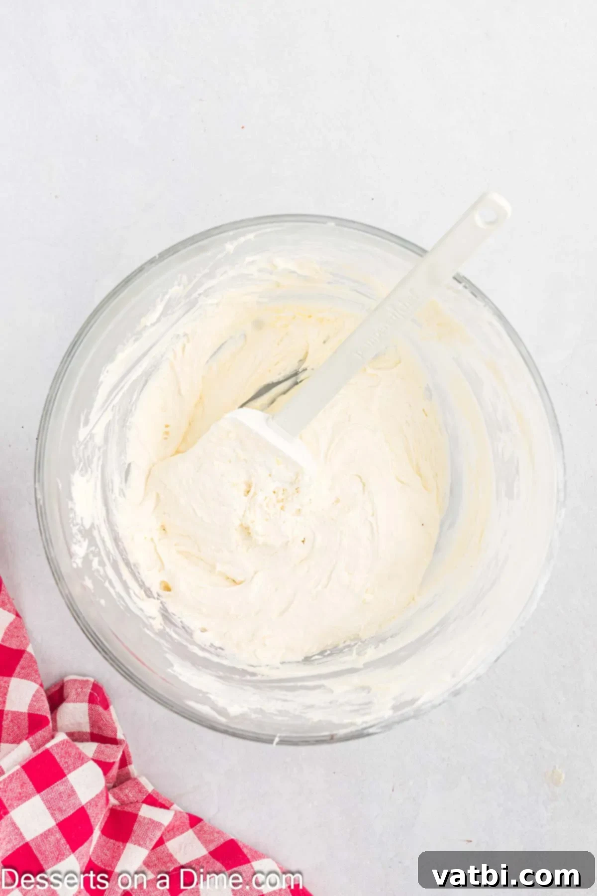 Decadent Whoopie Pies 10 Frosting ingredients combined in a bowl.