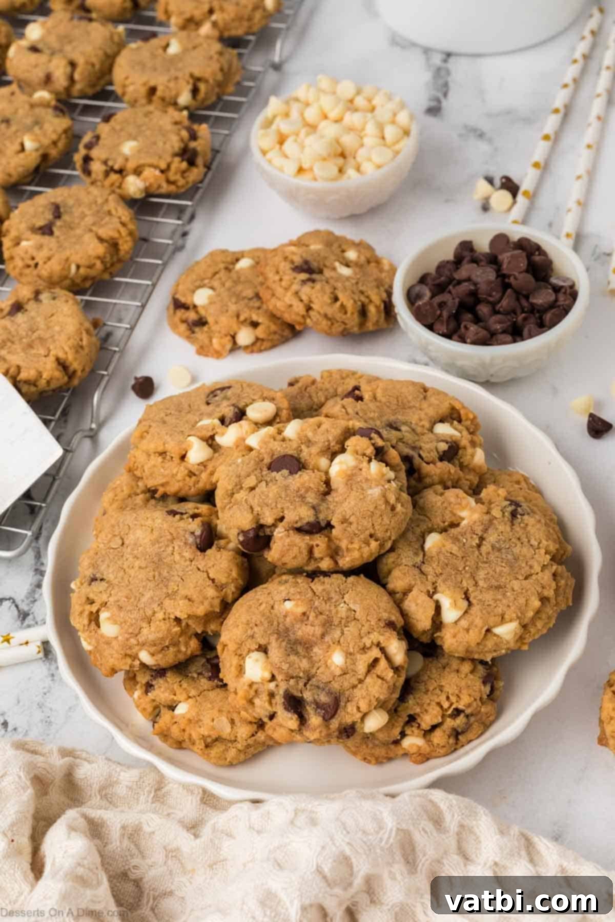 Marry Me Bites 12 Marry me Cookies on white plate.