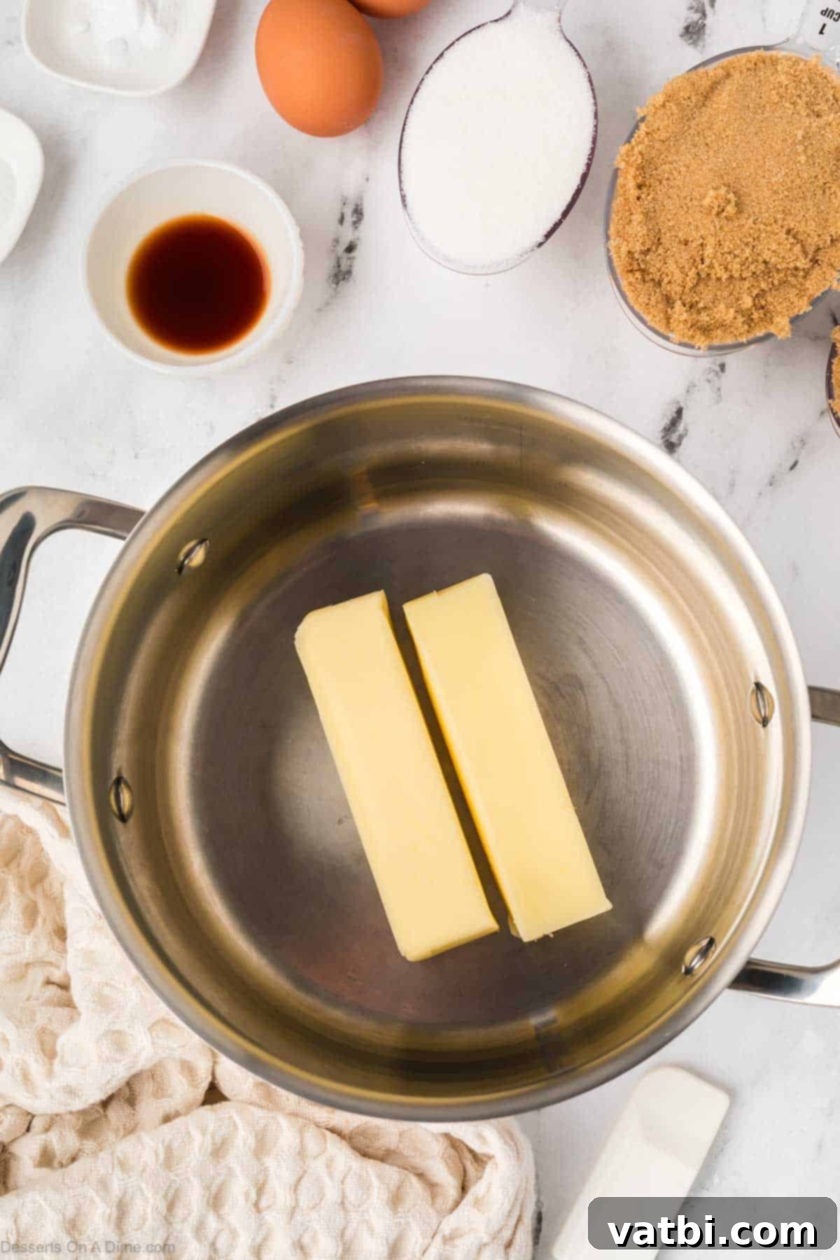 Marry Me Bites 4 Butter in saucepan.